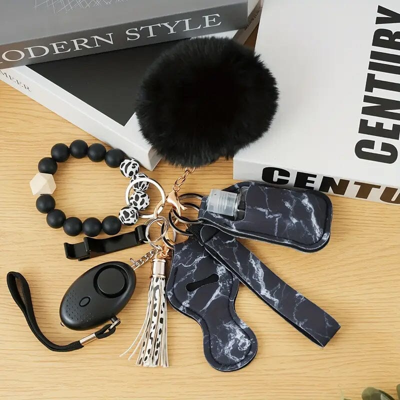 9-Piece: Protection Safety Keychain Set Visit