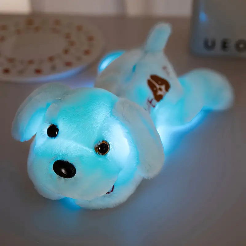 Soft Glow-in-the-Dark LED Plush Puppy Free Shipping Cheap Pice