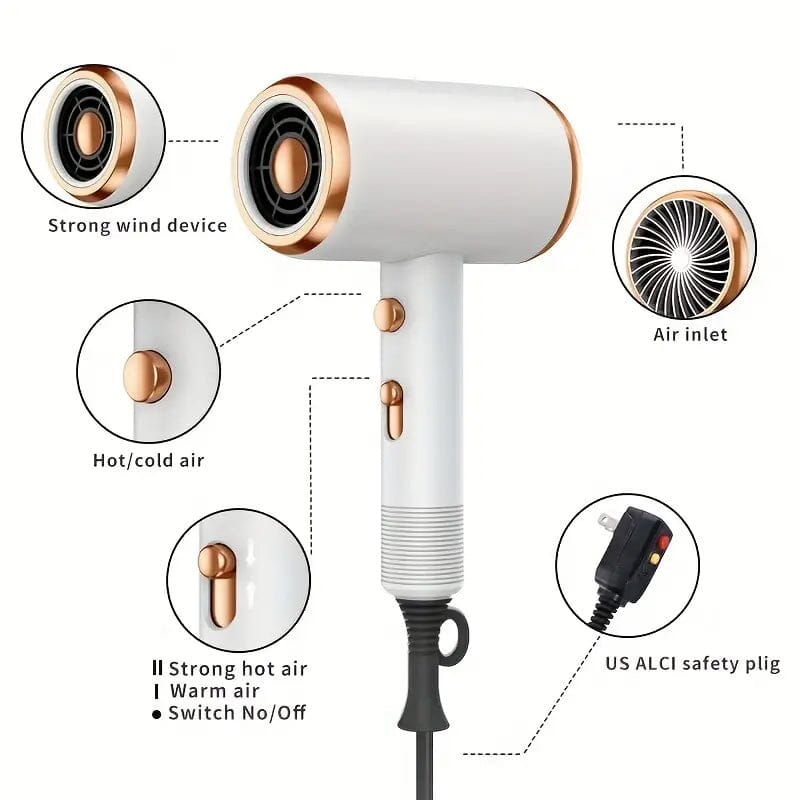 Powerful Ionic Hair Dryer with Diffuser 2025 Online