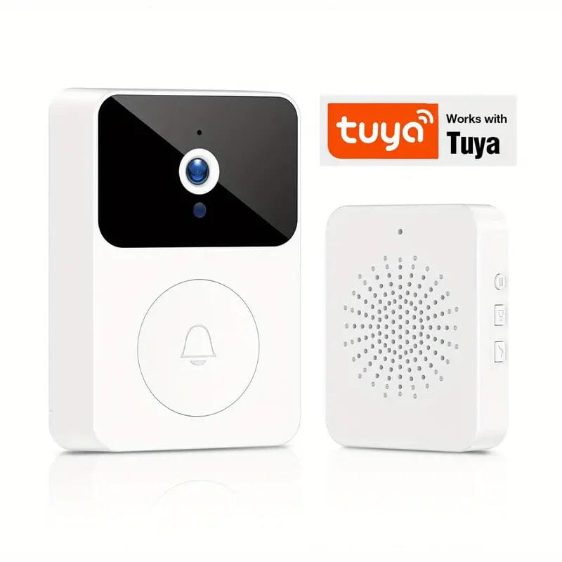 Wireless Smart Video Doorbell Camera with Night Vision and Motion Alerts Outlet Ebay