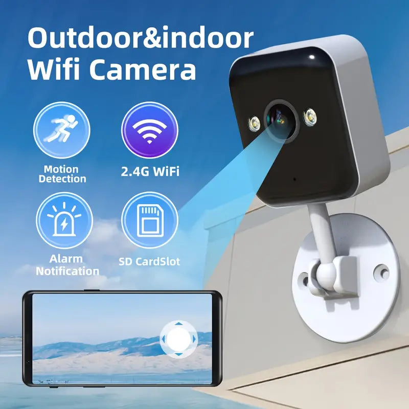 2-Pack: 1080P FHD Wireless Surveillance Camera, Full-Color Night Vision, Two-Way Voice & More Store Sale