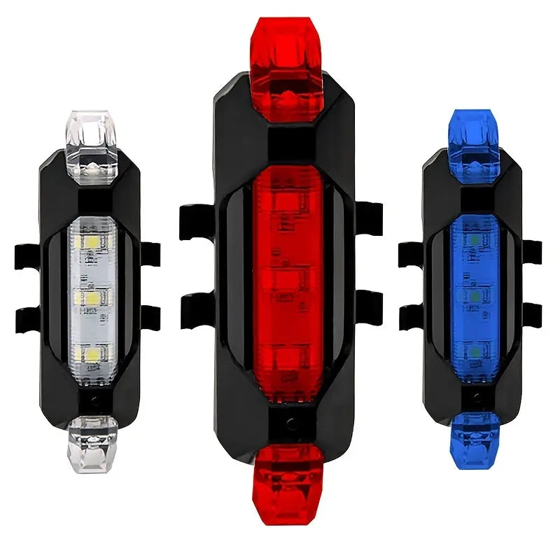 USB Rechargeable LED Bike Tail Light - 4 Flashing Modes For Safety And Visibility Free Shipping Big Discount