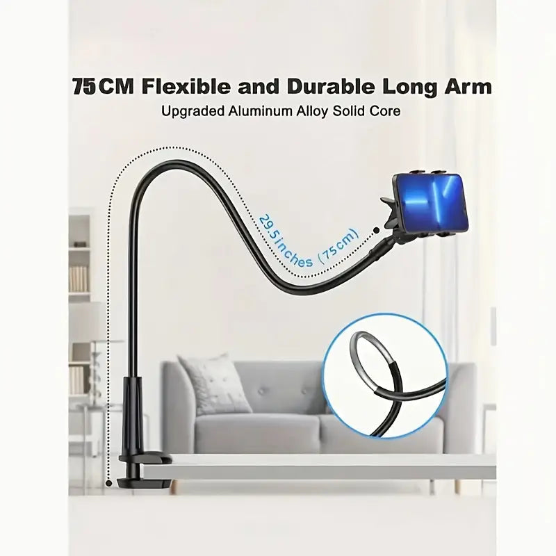 360° Rotating Universal Phone Stand with Flexible Spiral Base for Lazy Browsing Footlocker Finishline For Sale