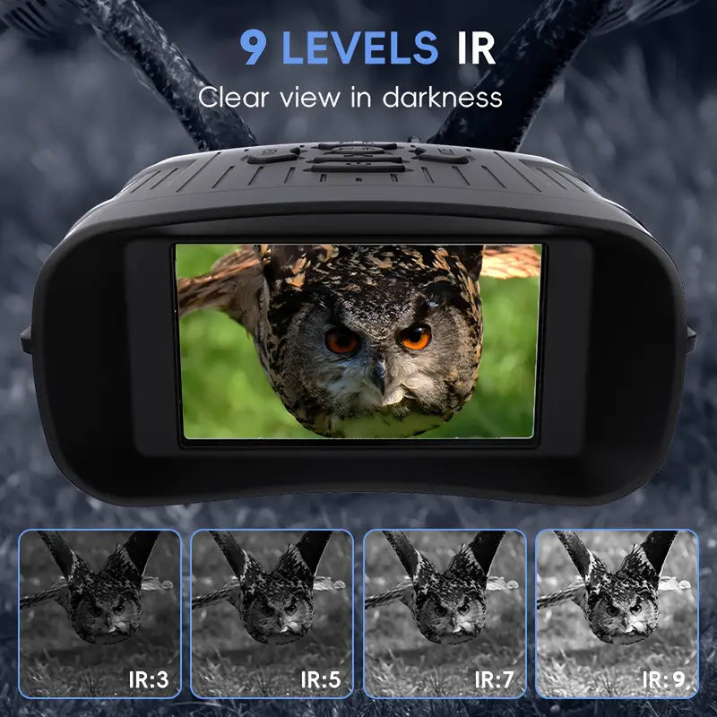 Rechargeable Infrared Night Vision Goggles 10X Digital Zoom with 3'' Screen For Sale Cheap Pice