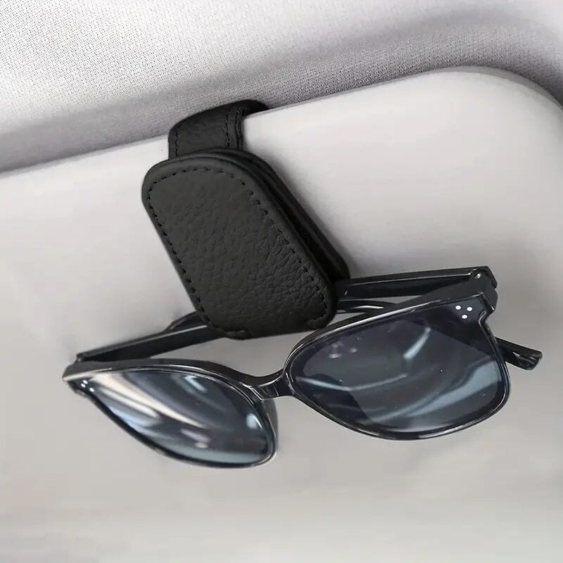 Magnetic PU Leather Car Visor Sunglasses Holder Buy Cheap For Cheap