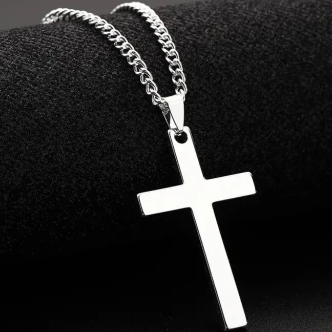 Men's Simple Black Cross Pendant Necklace Inexpensive Cheap Online