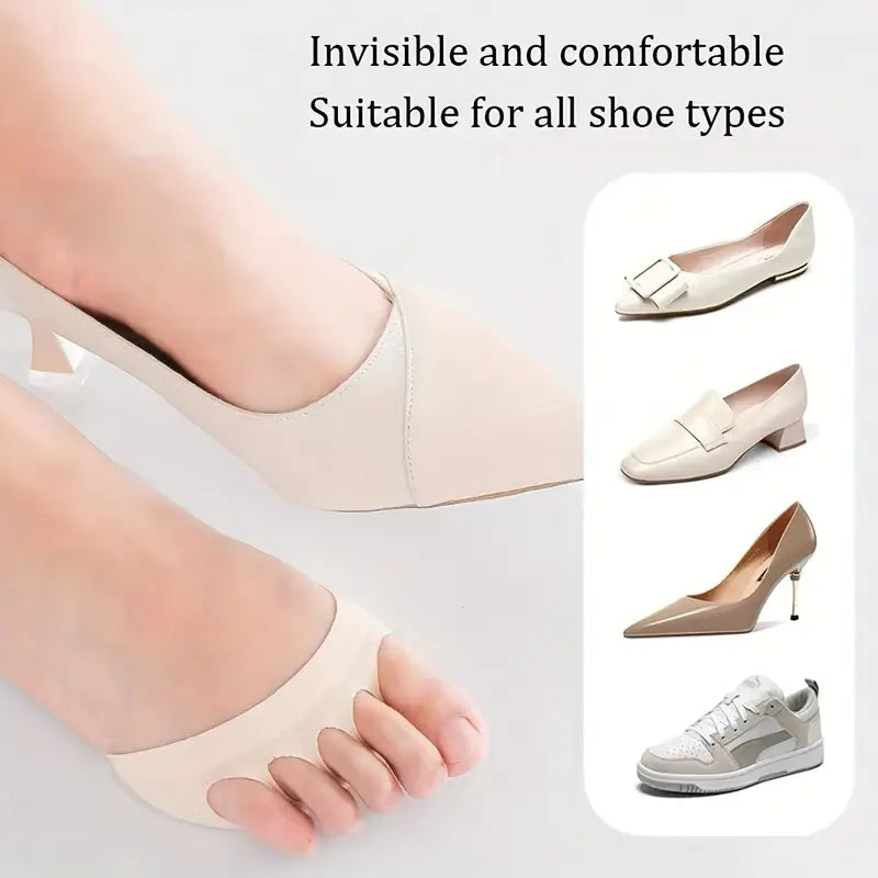 2-Pairs: Invisible Socks Spherical Footrest Sale Best Wholesale