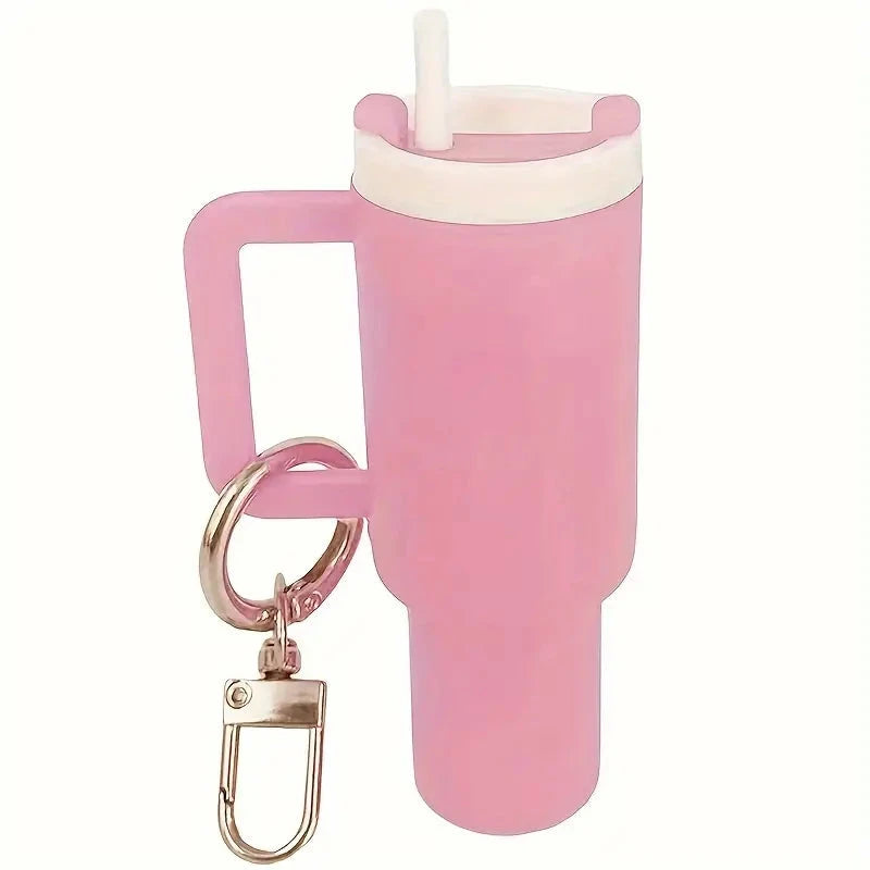 Mini Water Bottle Keychain - Street Style, Plastic Material Browse For Sale