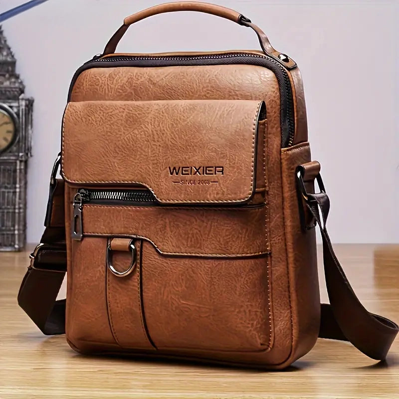 Men's Shoulder Vintage Business Casual Satchel Bag Cheap Sale Finishline