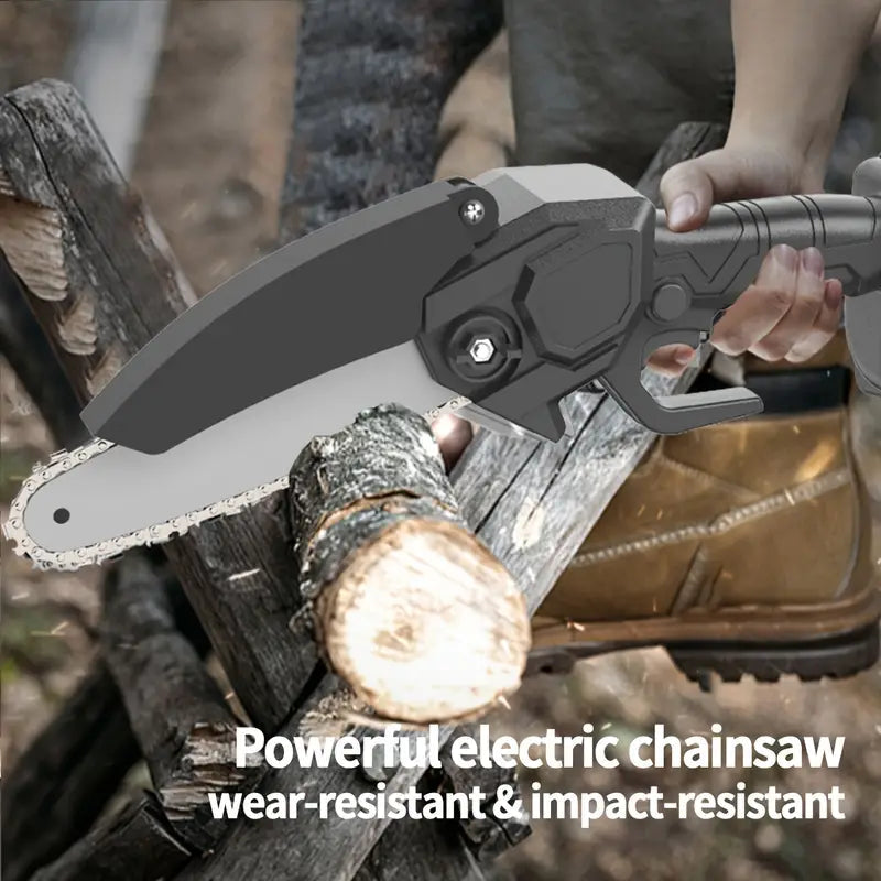 Mini Handheld Chain Saw - Band Saw with Premium Splash Protection, Safety Lock Discount High Quality