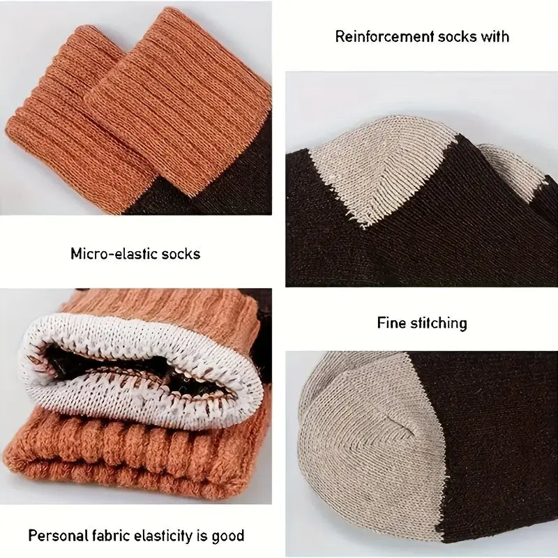 5-Pairs: Cold Resistant Thick Fuzzy Winter Socks Free Shipping Best