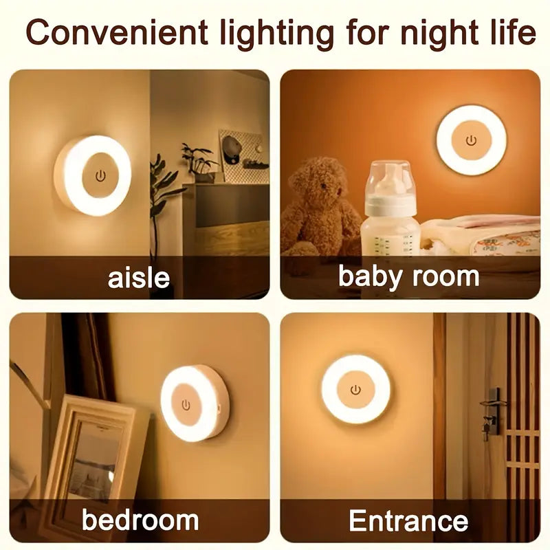 Dimmable Touch Sensor Wall Night Light, 3 Color Modes (White, Warm, Cool) Outlet Locations Cheap Online